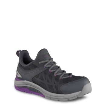 Red Wing CoolTech™ Athletics Safety Toe Athletic Womens Work Shoes Dark Grey/Purple - Style 2343